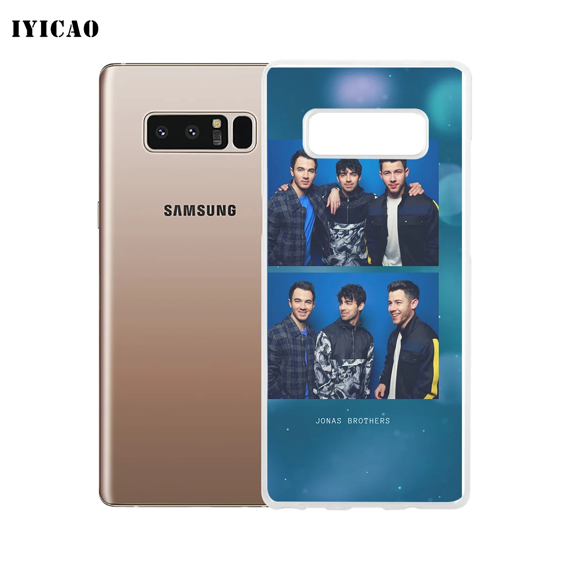 IYICAO Rock band Jonas Brothers Soft Silicone Phone Case for Samsung A5 A6 Plus A7 A8 A9 J3 J5 J7 Note 8 9 TPU Cover | Мобильные