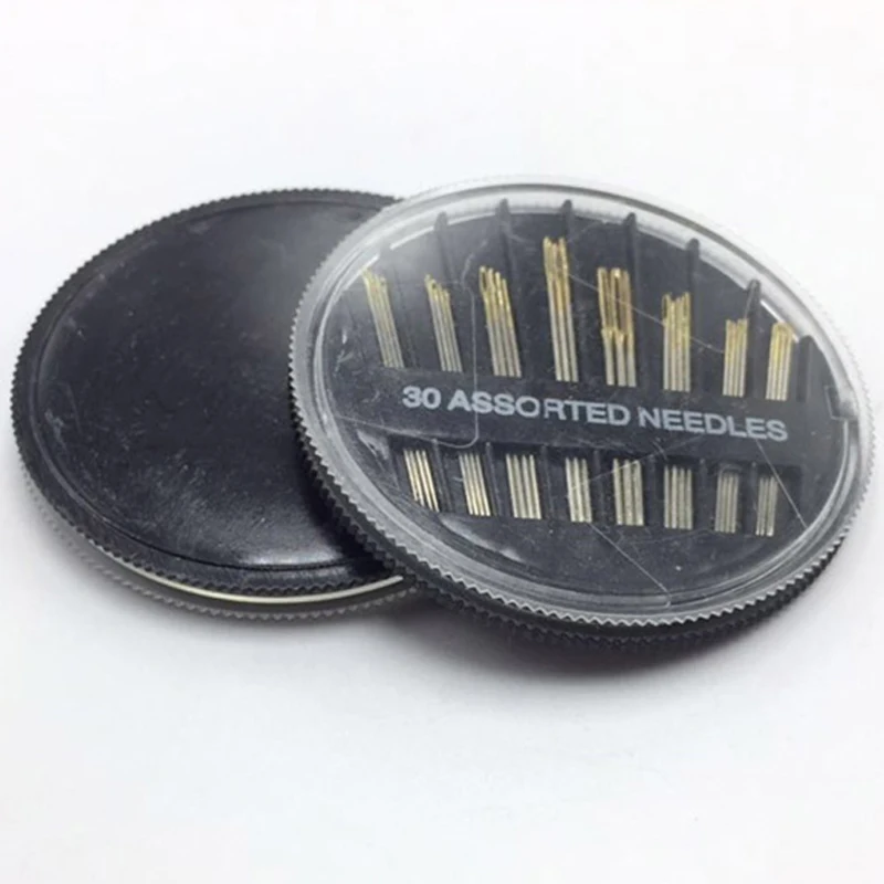 30 шт стальных гладких прочных игл для ручной вышивки инструмент для вышивки крестиком ручная швейная машина Швейные аксессуары