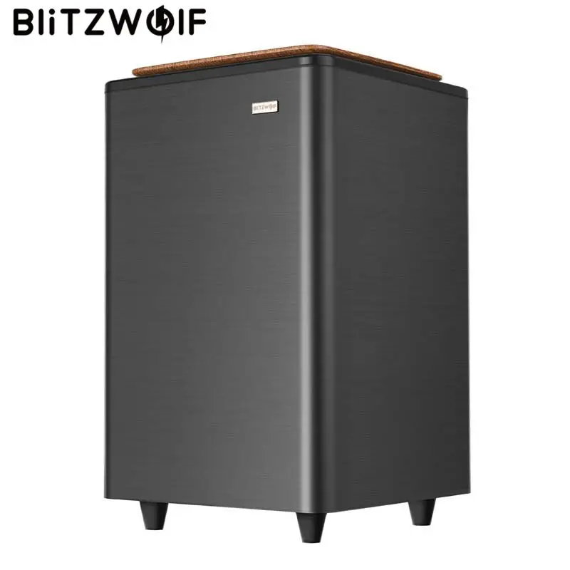 BlitzWolf BW SW2 70 Вт турбо 2 4 г беспроводной сабвуфер большой двойной бас деревянные
