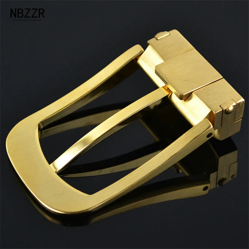 NBZZR Новая мода твердая Чистая медь брендовая пряжка мужской костюм для отдыха