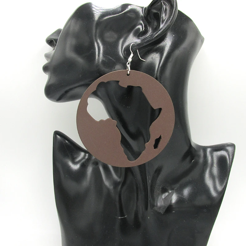 Бесплатная доставка! Оптовая цена Большой размер круглые африканские карты