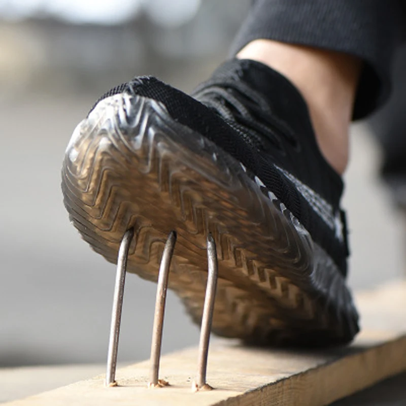 Дезодорант стальной носок Кепка Рабочая обувь лето анти разбивание для ремонта