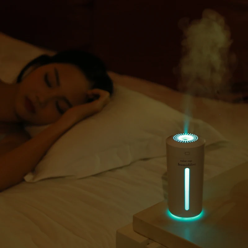 230ml Color Cup USB Air Humidifier for Home Car Ultrasonic Mini Mist Maker Fogger Purifier with LED Lights Humidificador | Бытовая