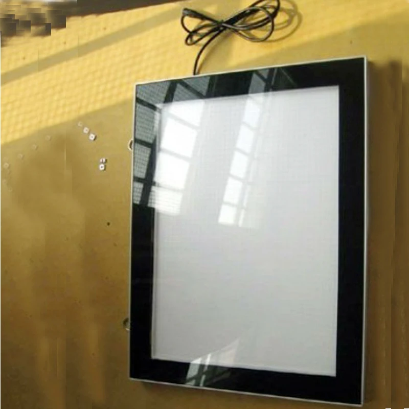 A1 двойной боковой магнитной алюминиевые рекламные светодиоды светильник