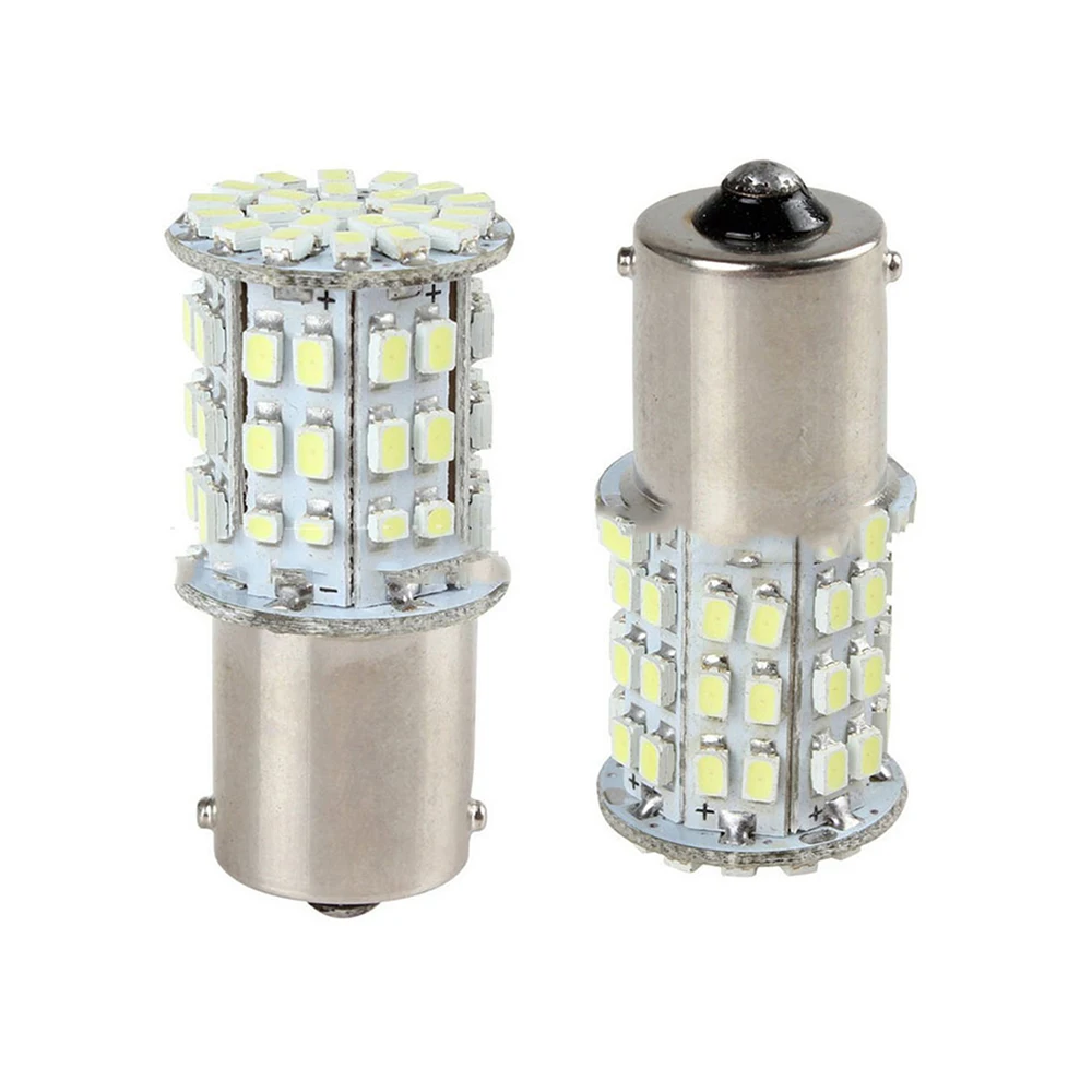 12 В 2 шт. 15D светодиодный 64 SMD ная лампа 1157 Автомобильная задняя стоп светильник s