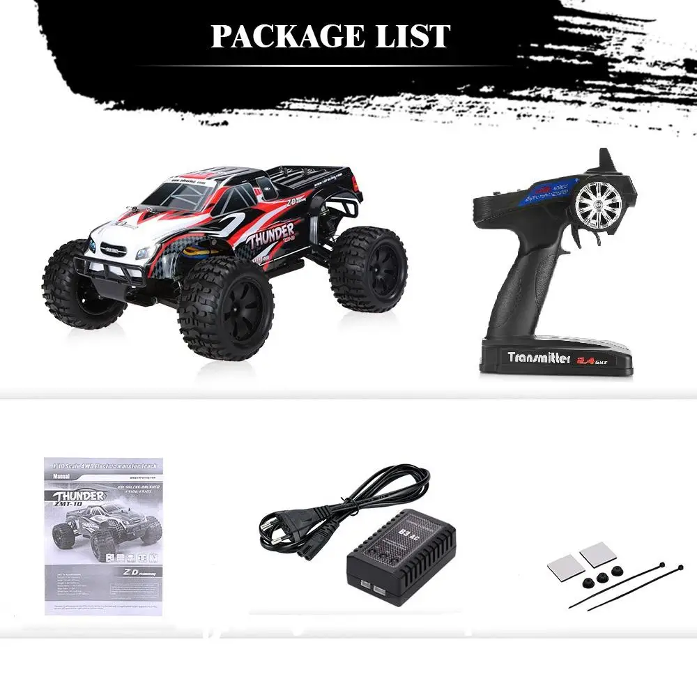 RCtown zd Racing 10427-S 1/10 детская игрушка машина пульт дистанционного управления щетка для машины-меньше грузовика(9106