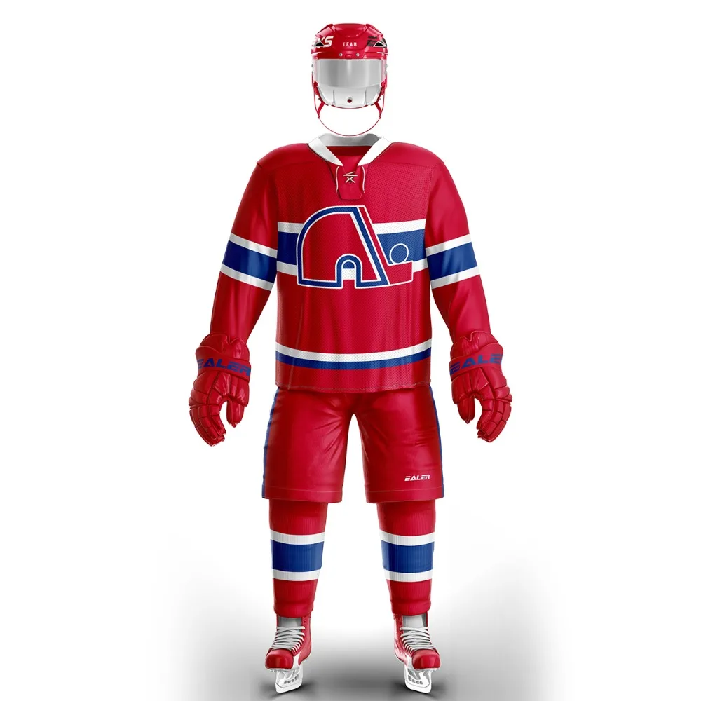 

Coldoutdoor free shipping Quebec Training wear With fans Logo ice hockey jersey s in stock customized cheap high quality