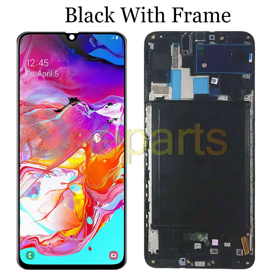 Для samsung Galaxy A70 lcd A705 A705F SM-A705F дисплей кодирующий преобразователь сенсорного экрана в сборе A70 для samsung A70 lcd