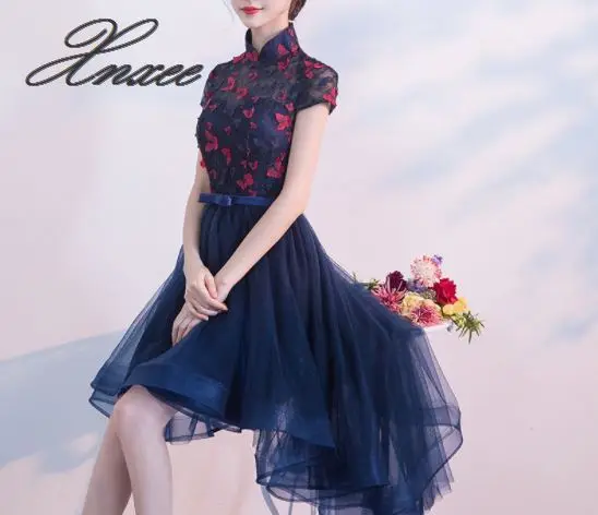 

Dress female 2020 summer new banquet irregular retro party dress