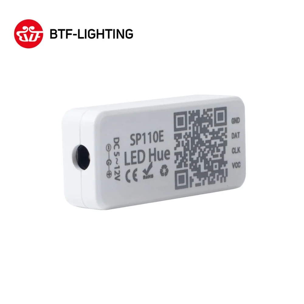 Оптовая продажа SP110E Bluetooth Управление Лер DC5 12V для WS2812B SK6812 RGB огни светодиодный Pixel