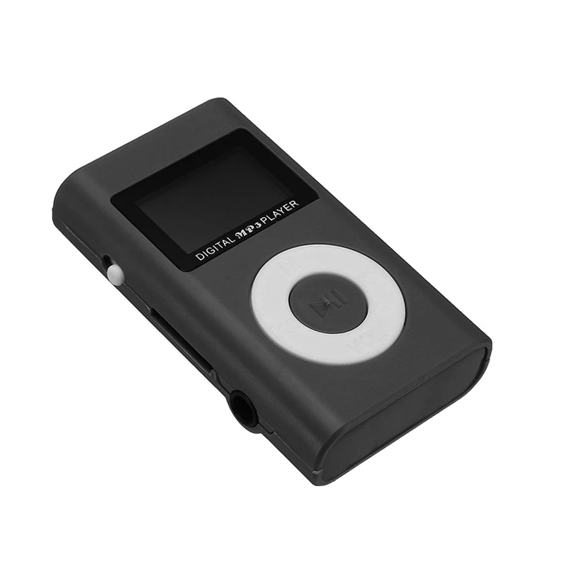 LEORY Мини Портативный USB MP3 плеер с наушниками ЖК-экран Поддержка 32 ГБ Micro SD TF кард-ридер для спорта музыкальный плеер MP3