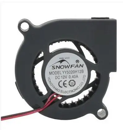 12V 5020 0.4A YY5020H12B 2 Линейный вентилятор шаровая воздуходувка диагональный шаг 58 мм |