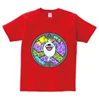 Yo-kai Watchфутболка Летняя футболка для мальчиков детская футболка с принтом Футболка с аниме Брендовая детская одежда разноцветная футболка с круглым вырезом для девочек, NN