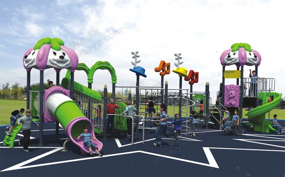 school plastic outdoor playground,amusement play structure for park/community/mall,large combined playground slide for kids