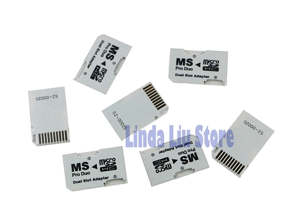 Chengdianwan 30 шт./лот двойной слот Micro SD TF для MS Memory Stick Pro Duo адаптер PSP1000 2000 3000 psp 1000 3000|tf
