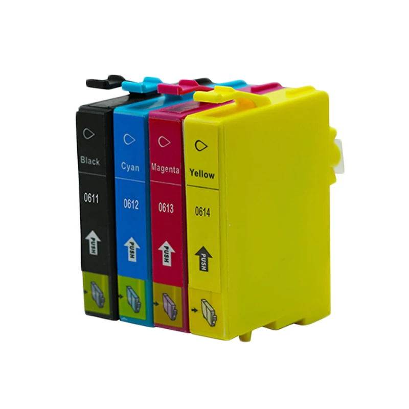 4 шт. T0611 T0612 T0613 T0614 чернильный картридж для Epson Stylus D68 D88 DX3800 DX3850 DX4800 DX4850 принтер |