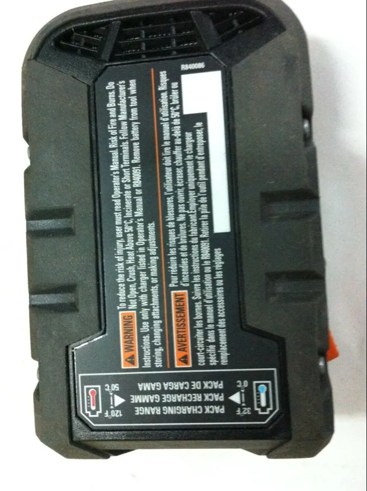 The United States RIDGID Ricci 18V 27wh (the new lithium battery electric quantity display color) |