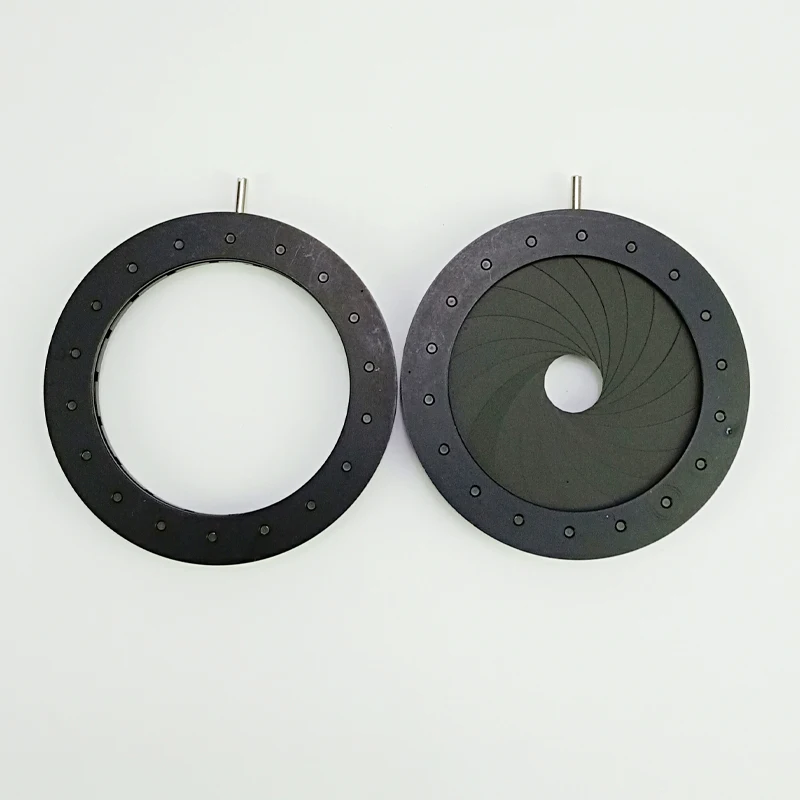 1pc 2.5-42mm Adjustable Zoom Iris Diaphragm Aperture Condenser for Digital Camera Microscope Concentrator with 18pcs Blades | Инструменты