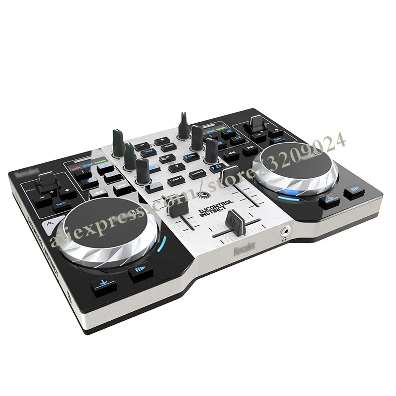 Pro DJ контроллер играть игроков воспроизведении аудио микшерный пульт звуковой