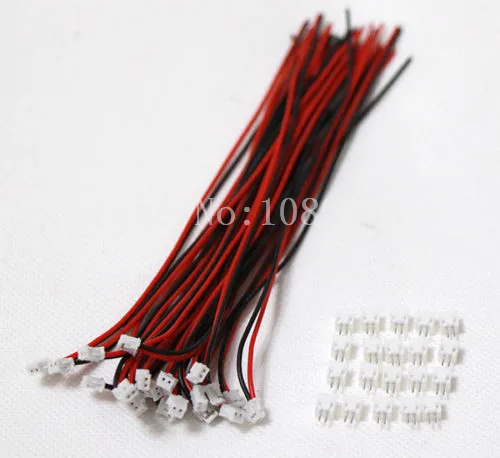 20 комплектов мини микро ZH 1 5 2 контактный разъем JST с проводами и кабелем|connector with
