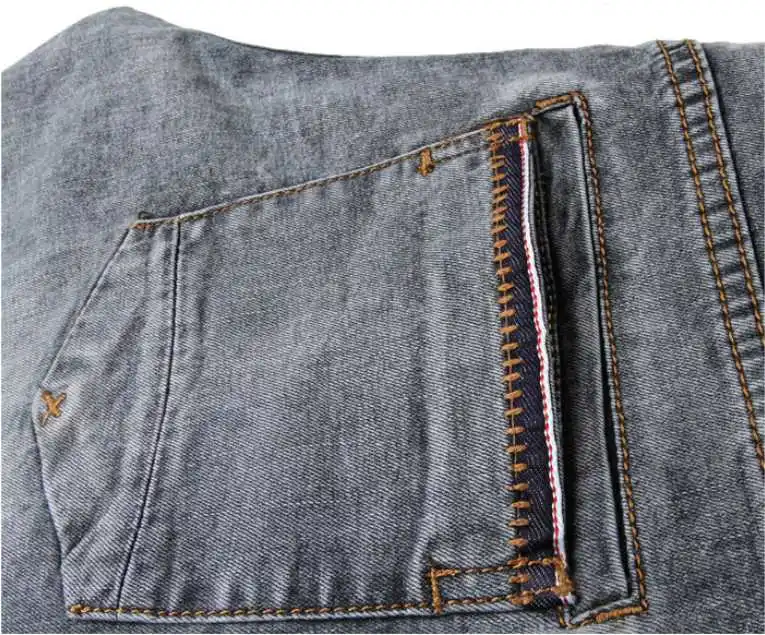 Осенние дымчато серые джинсы мужские легкие эластичные тонкие джинсовые длинные