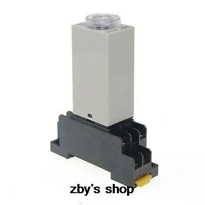 1 шт. 12VDC/24VDC/24VAC/110VAC/220VAC 8 шпильки DPDT Временная задержка включения-задержка 0 5 S-10S