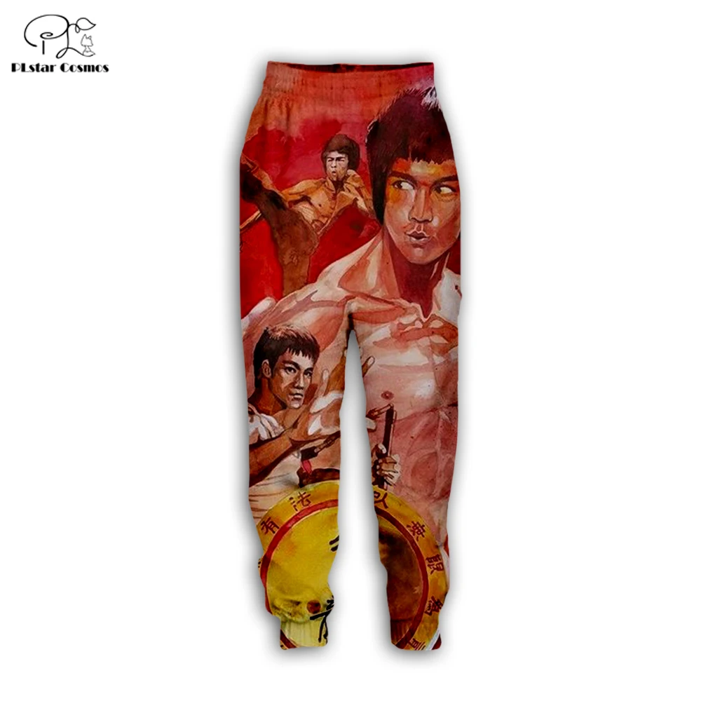 Толстовка/Свитшот/куртка/рубашки PLstar Cosmos с 3D принтом Брюса Ли мужские футболки