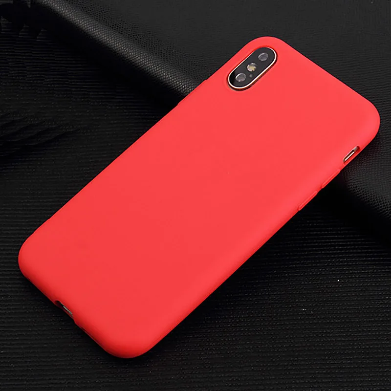 Ультратонкий Тонкий Мягкий силиконовый чехол из ТПУ для iPhone XS MAX XR X 8 7 Plus 6 5