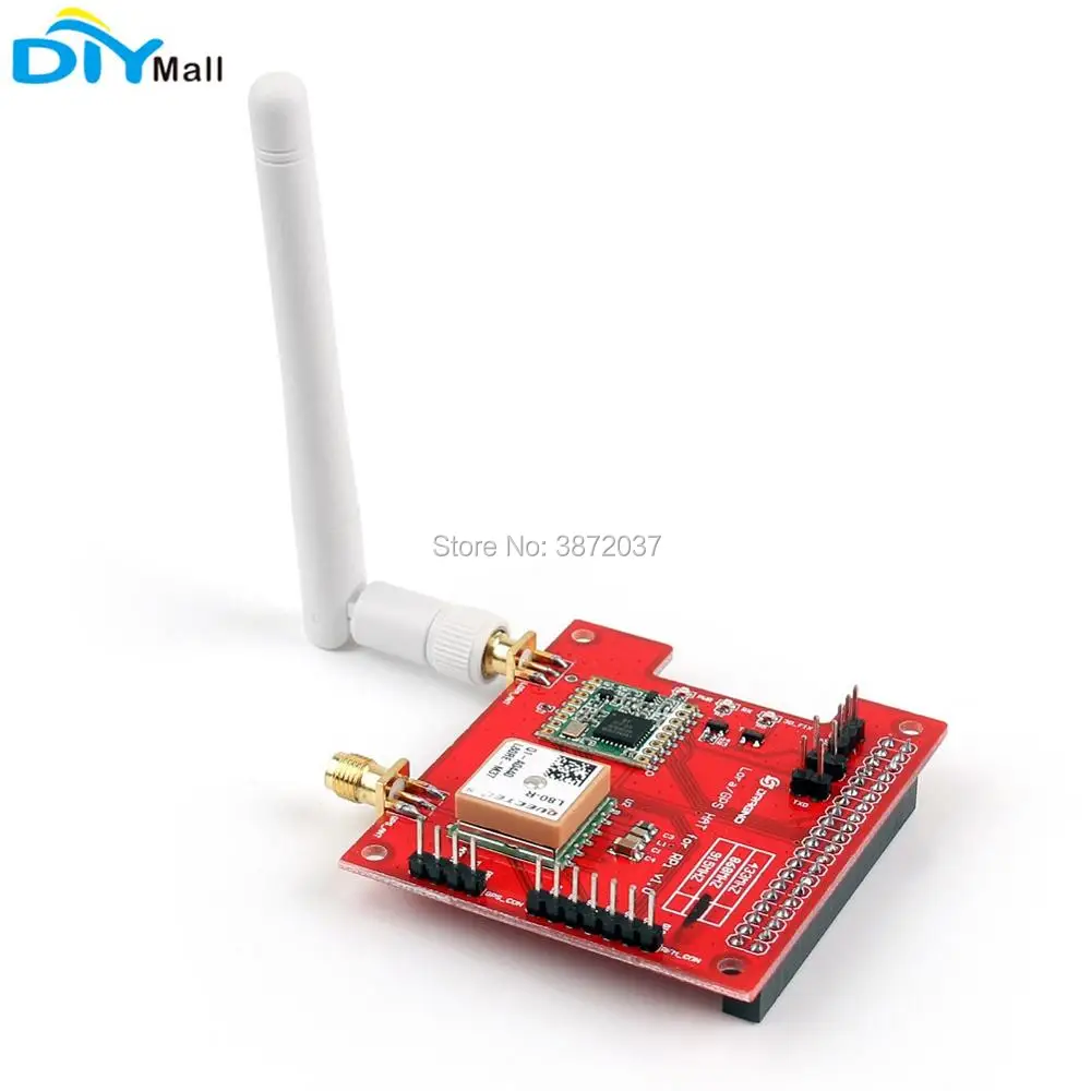 Плата расширения DIYmall для Raspberry Pi LoRaWan 868 МГц 915 433 дальнего действия беспроводная