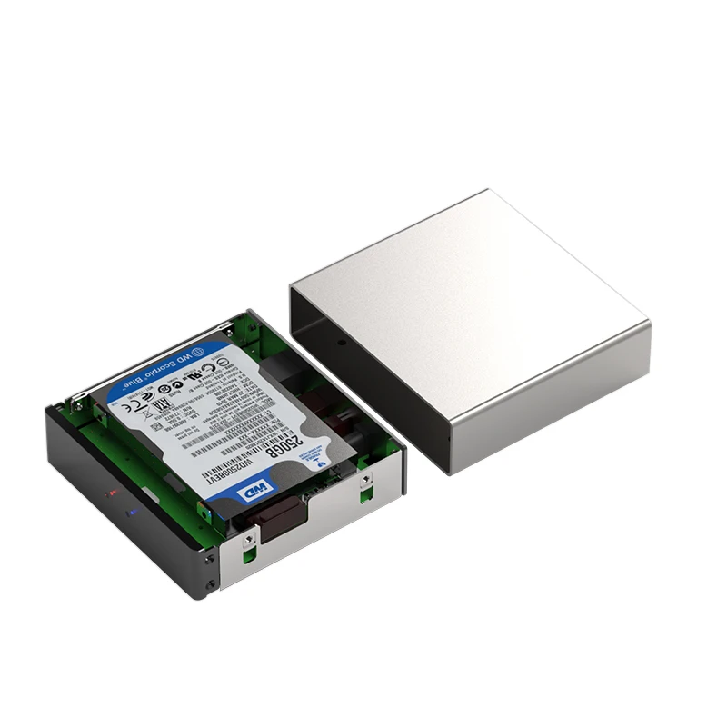 Гигабитный Ethernet NAS HDD корпус смарт HDD чехол с удаленным доступом диск 2,5 ''SATA жесткий диск