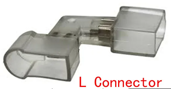 Светодиодный неоновый свет гибкий шнур аксессуар L разъем Т образный I для одного цвета LED Neon Flex 14*26 мм 10