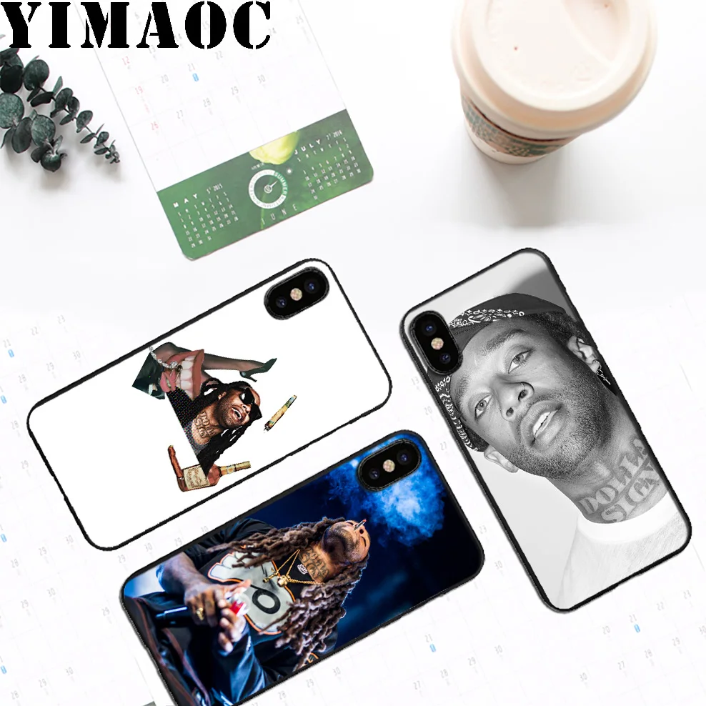 YIMAOC A56 Ty Dolla Sign Cool Soft Silicone Case for iPhone 11 Pro Xr Xs Max X or 10 8 7 6 6S Plus 5 5S SE |