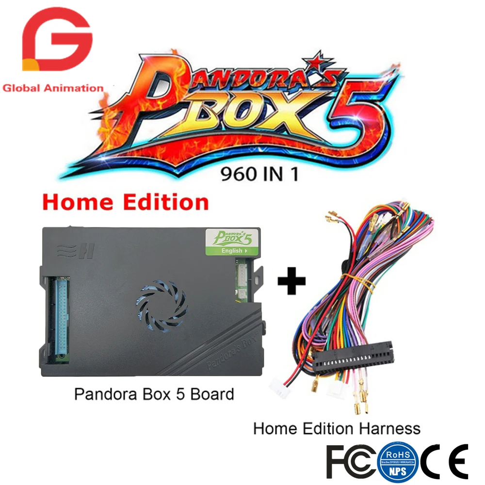 2 игрока аркадная копия Mame SAMWA джойстик 30 мм Кнопка и 960 в 1 оригинал Pandora Box 5