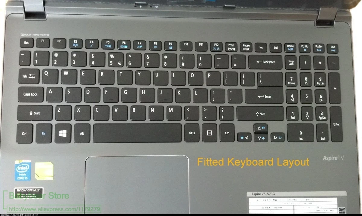 Ультратонкий защитный чехол для клавиатуры из ТПУ Acer Aspire V5 552 552P 552PG 8483 VN7 571G|keyboard
