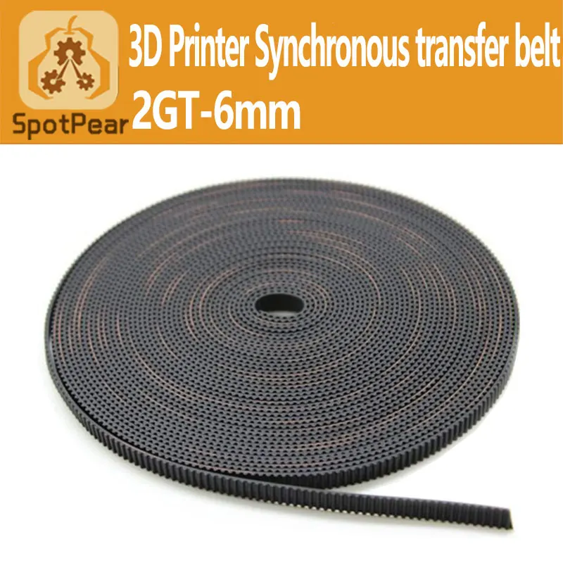 Аксессуары для 3D принтера Ремень ГРМ GT2 6mm ремень работает с 2GT шкив GT2|belt work|belt beltbelt