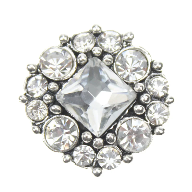 Модные красивые Стразы 20 мм металлические кнопки 3 вида цветов подходят для DIY 18