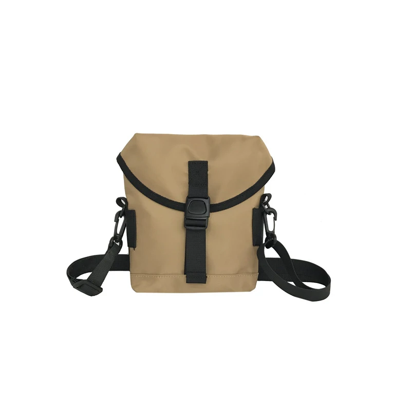 Khaki waist bag Водонепроницаемая поясная сумка в стиле хип-хоп на ремне, сумка в уличном стиле, нагрудная сумка, высокое качество, маленькая сумка на плечо, мужская повседневная мини-сумка для телефона 30262 - Цвет: Khaki waist bag