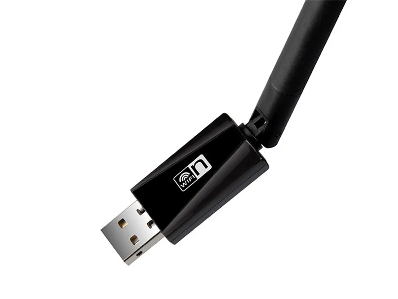 100 шт./лот 150 Мбит/с беспроводной Mini-USB WiFi адаптер сетевой адаптер беспроводной локальной сети 5DB антенна для WindowsXP/7 8 10/Vista/Linux
