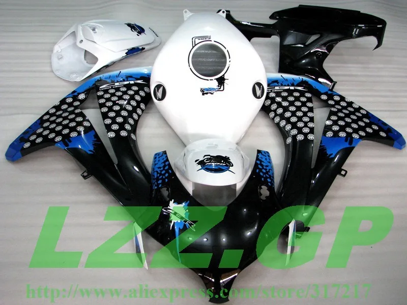 

Injection fairing for HONDA CBR1000RR 2008 2009 2010 2011 CBR1000 RR 08 09 10 11 ABS fairing parts blue black white #xe36 + tank