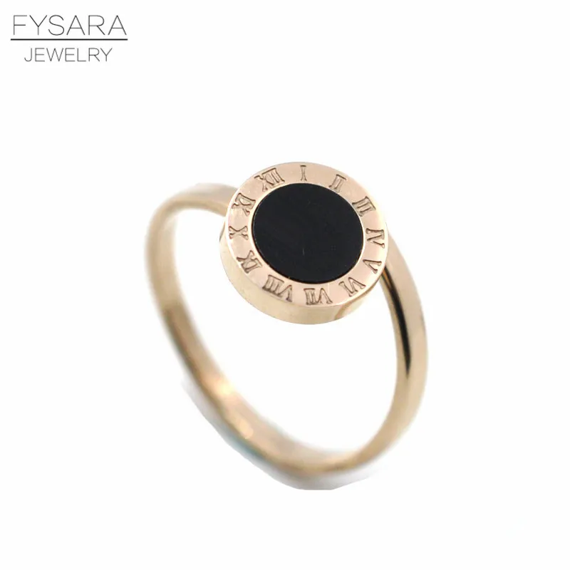 Ювелирные кольца FYSARA из натуральной ракушки для пар влюбленных с римскими