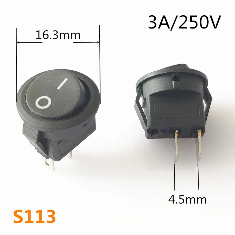 

SPST KCD1 2PIN 3PIN Вкл/Выкл Круглый/кулисный переключатель квадратной формы DC AC 6A/250V Приборная панель автомобиля пластиковые переключатели