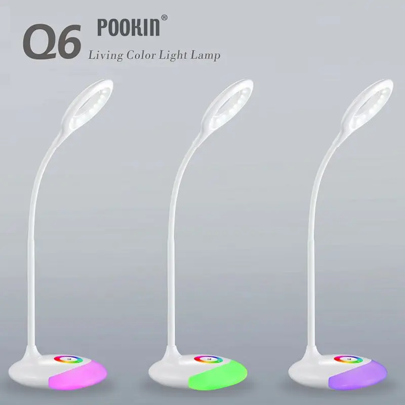Светодиодная лампа Q6 5 Вт в пост. Тока USB зарядка|desk lamp|rgb desk lampdesk lamp light |