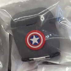2 Мягкий Bluetooth чехол для наушников с суперменом для AirPods, мультяшный защитный чехол, аксессуары для Apple Airpods, зарядная коробка - Цвет: 2