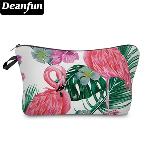 Косметичка Deanfun с 3D принтом фламинго, Несессер для женщин, органайзер для макияжа для вечеринки 51301
