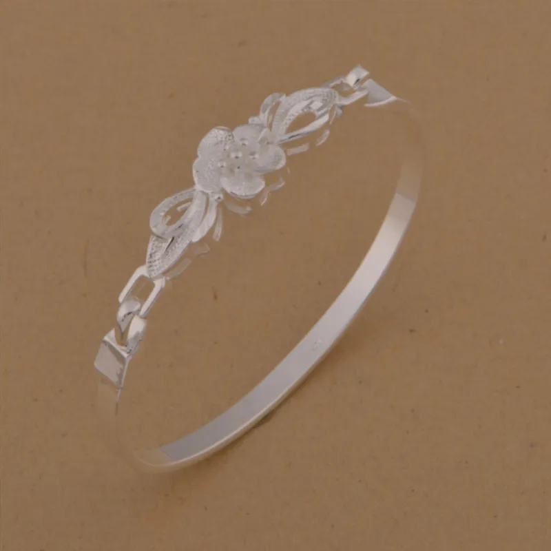 2018 Fashion Jewelry Womens Accessories Vintage White Mental Jewellry Designer Bracelets For Women Luxury Silver 925 | Украшения и