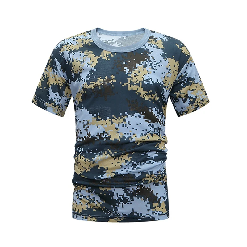 

Unisex Short Sleeve T-Shirt O Neck Breathable Quick Drying Loose Casual Tee Tops Apparel