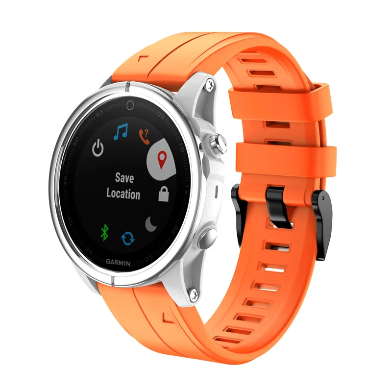 20 мм силиконовый ремешок Браслет на петле для Garmin Fenix 5S Plus SD998 | Электроника
