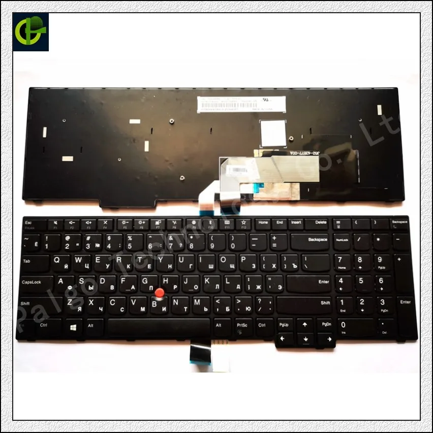 Русская клавиатура для ThinkPad E570 E575 FRU 01AX120 01AX160 01AX200 PN SN20K93288 PK1311P1A00 PK1311P2A00 PK1311P3A00