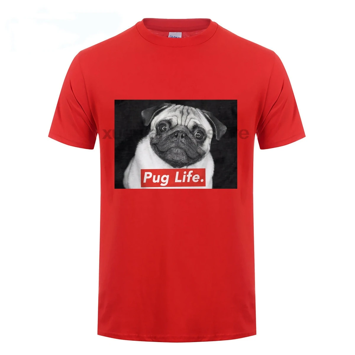 Pug Life Funny Rapper Rap Parody T Shirt Top Snoop Dog 2Pac Eminem Jay-Z Gangsta | Мужская одежда