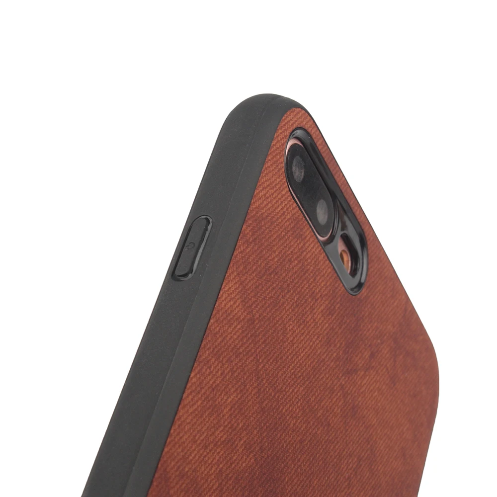 Новый модный ретро джинсовый задний Чехол для iPhone 7 8 6 S Plus Мягкий чехол телефона
